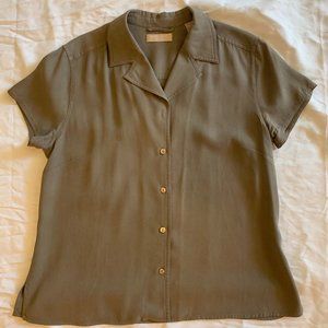 Vintage Silk Button up Blouse